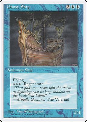 Ghost Ship card from Fourth Edition