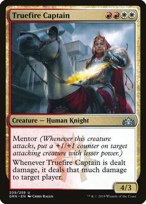 Truefire Captain card from Guilds of Ravnica