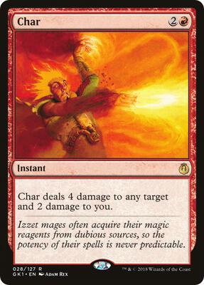 Char card from Guilds of Ravnica: Guild Kits