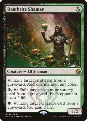 Deathrite Shaman card from Guilds of Ravnica: Guild Kits