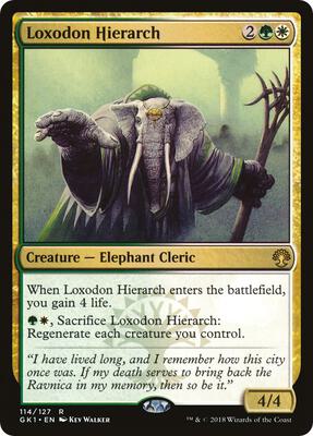 Loxodon Hierarch card from Guilds of Ravnica: Guild Kits