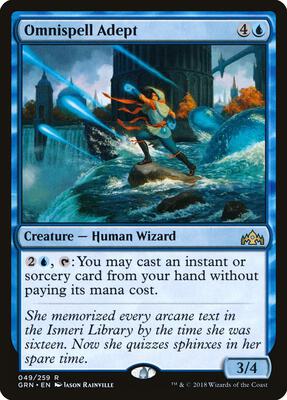 Omnispell Adept card from Guilds of Ravnica