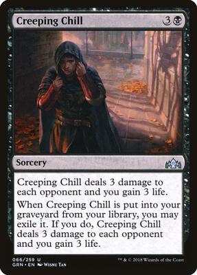 Creeping Chill card from Guilds of Ravnica