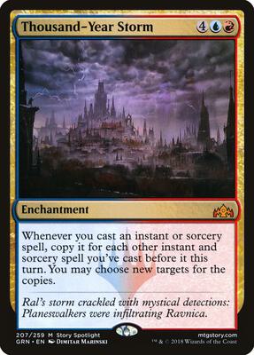 Thousand-Year Storm card from Guilds of Ravnica