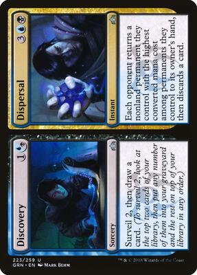 Discovery // Dispersal card from Guilds of Ravnica