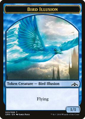 Bird Illusion Token card from Guilds of Ravnica