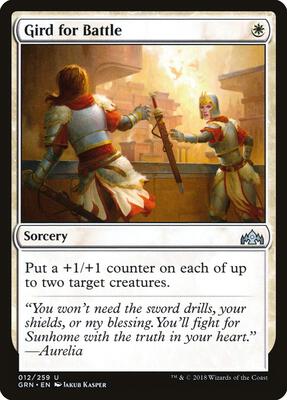 Gird for Battle card from Guilds of Ravnica
