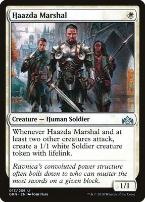 Haazda Marshal card from Guilds of Ravnica