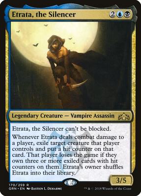 Etrata, the Silencer card from Guilds of Ravnica
