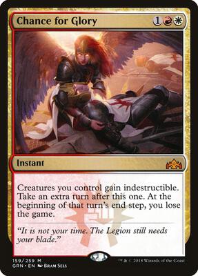 Chance for Glory card from Guilds of Ravnica