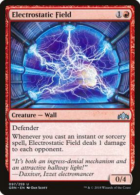 Electrostatic Field card from Guilds of Ravnica