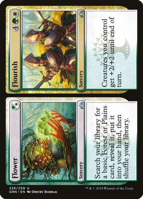 Flower // Flourish card from Guilds of Ravnica