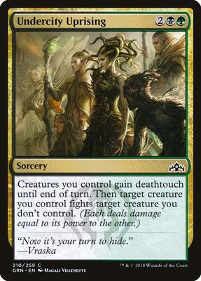 Undercity Uprising card from Guilds of Ravnica