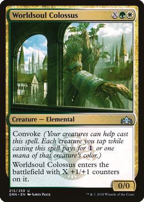 Worldsoul Colossus card from Guilds of Ravnica