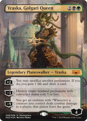 Vraska, Golgari Queen card from Mythic Edition: Guilds of Ravnica