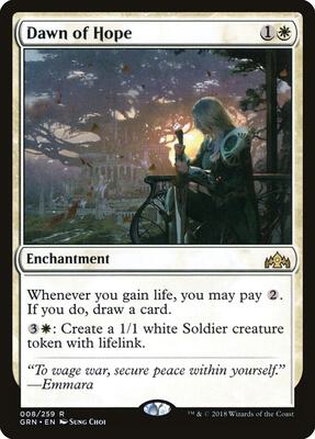 Dawn of Hope card from Guilds of Ravnica