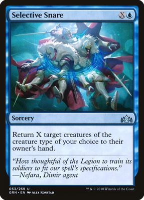 Selective Snare card from Guilds of Ravnica