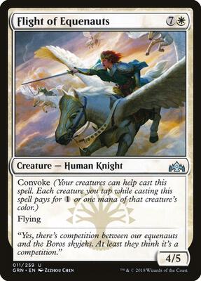 Flight of Equenauts card from Guilds of Ravnica