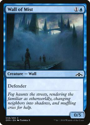 Wall of Mist card from Guilds of Ravnica