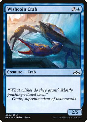 Wishcoin Crab card from Guilds of Ravnica