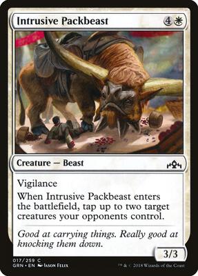 Intrusive Packbeast card from Guilds of Ravnica