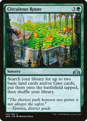 Circuitous Route card from Guilds of Ravnica