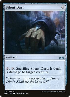 Silent Dart card from Guilds of Ravnica
