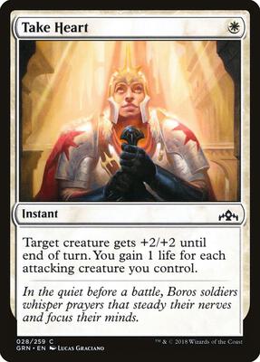 Take Heart card from Guilds of Ravnica