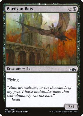 Bartizan Bats card from Guilds of Ravnica