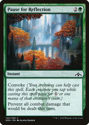 Pause for Reflection card from Guilds of Ravnica