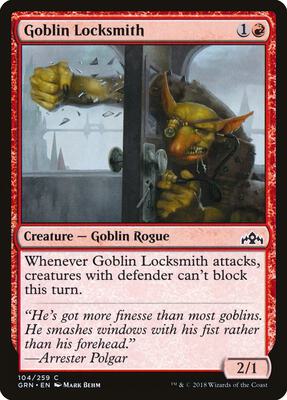 Goblin Locksmith card from Guilds of Ravnica