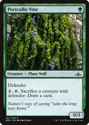 Portcullis Vine card from Guilds of Ravnica