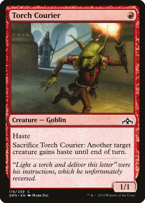 Torch Courier card from Guilds of Ravnica