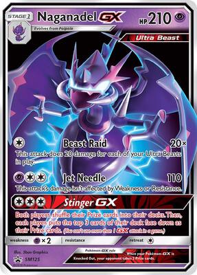 Naganadel GX - SM125 card from SM Promos