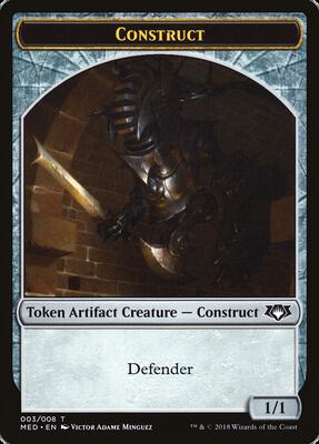 Construct Token (003) card from Mythic Edition: Guilds of Ravnica