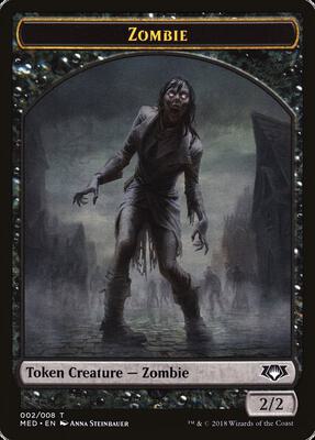 Zombie Token card from Mythic Edition: Guilds of Ravnica