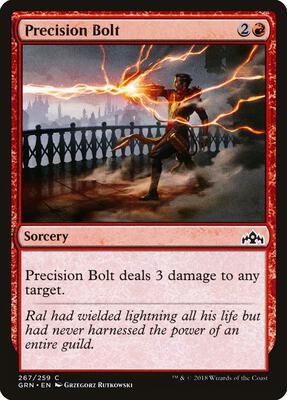 Precision Bolt card from Guilds of Ravnica