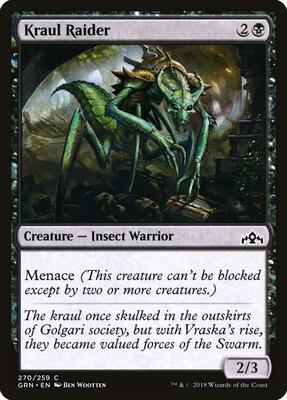Kraul Raider card from Guilds of Ravnica