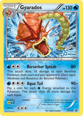 Gyarados - XY109 card from XY Promos