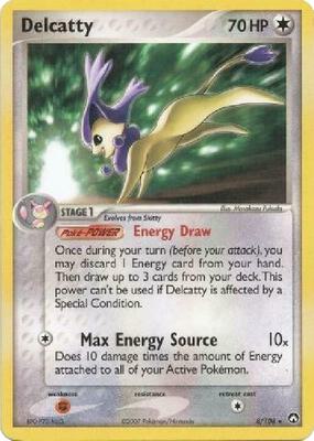 Delcatty - 8/108 (EX Power Keepers) card from Deck Exclusives