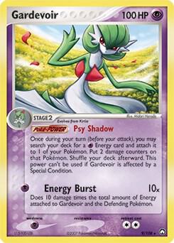 Gardevoir - 9/108 (EX Power Keepers) card from Deck Exclusives