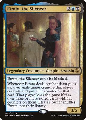Etrata, the Silencer card from Guilds of Ravnica: Guild Kits