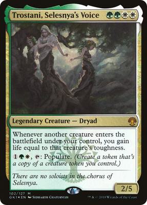 Trostani, Selesnya's Voice card from Guilds of Ravnica: Guild Kits
