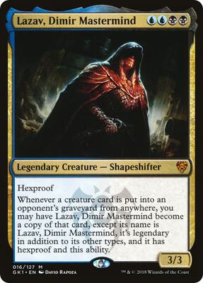 Lazav, Dimir Mastermind card from Guilds of Ravnica: Guild Kits