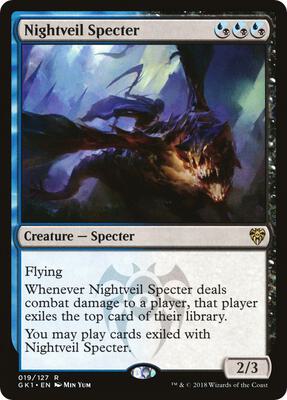 Nightveil Specter card from Guilds of Ravnica: Guild Kits