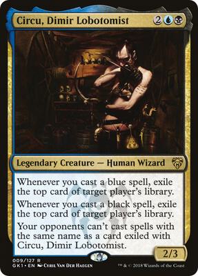 Circu, Dimir Lobotomist card from Guilds of Ravnica: Guild Kits
