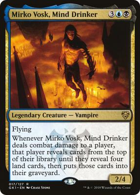 Mirko Vosk, Mind Drinker card from Guilds of Ravnica: Guild Kits