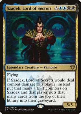 Szadek, Lord of Secrets card from Guilds of Ravnica: Guild Kits