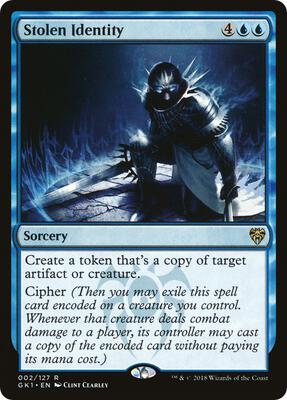 Stolen Identity card from Guilds of Ravnica: Guild Kits