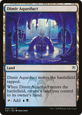 Dimir Aqueduct card from Guilds of Ravnica: Guild Kits